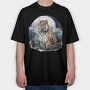 Winter Tiger Moon, Tricou Oversize Barbati (Unisex)