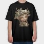 Winter Fairy Holly Snow, Tricou Oversize Barbati (Unisex)