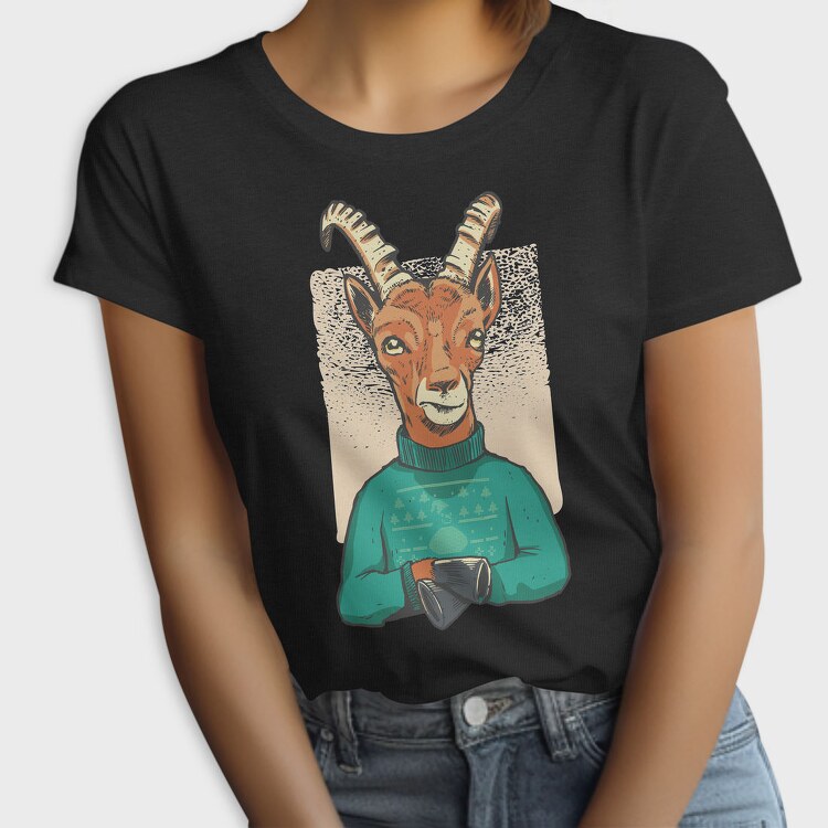 Christmas Gazelle Capricorn, Tricou Femei