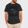 Galaxy Cat, Tricou Barbati (Unisex)