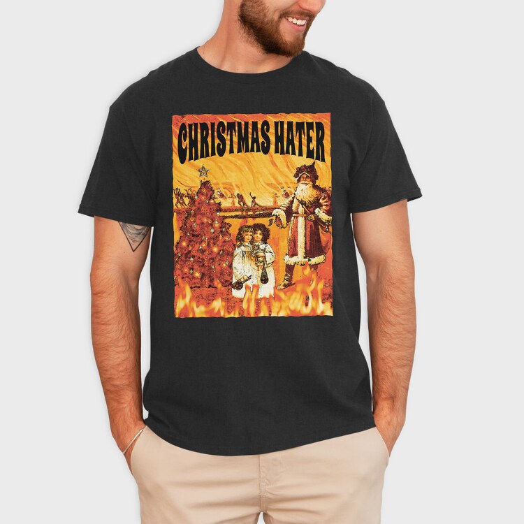 Christmas Hater Fire, Tricou Barbati (Unisex)