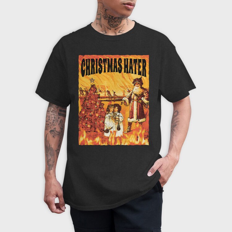 Christmas Hater Fire, Tricou Barbati (Unisex)