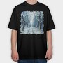Winter Wonderland Forest, Tricou Oversize Barbati (Unisex)