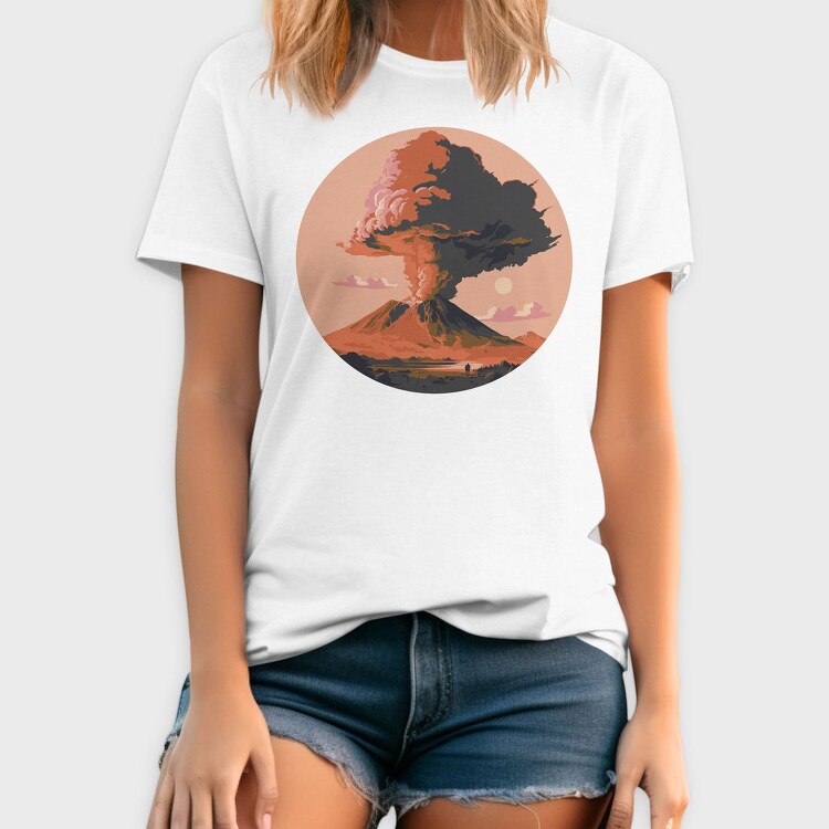 Erupting Volcano, Tricou Barbati (Unisex)