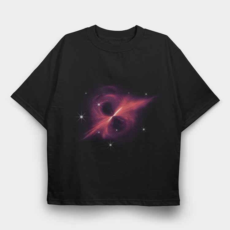 Black Hole 24451, Tricou Oversize Barbati (Unisex)
