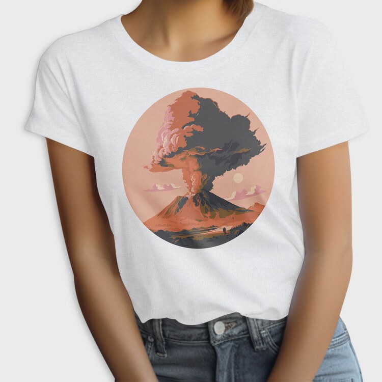 Erupting Volcano, Tricou Femei