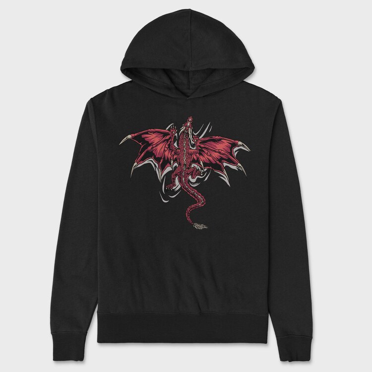 Dragon Climbing, Hanorac Oversize Barbati (Unisex)