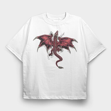 Dragon Climbing, Tricou Oversize Barbati (Unisex)