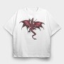 Dragon Climbing, Tricou Oversize Barbati (Unisex)