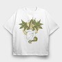 Dragon In Pocket, Tricou Oversize Barbati (Unisex)
