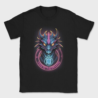 Dragon Neon New Year, Tricou Barbati (Unisex)