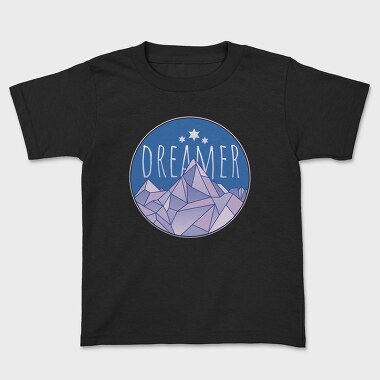 Dreamer Word And Mountains, Tricou Copii