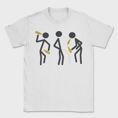 Drunk Stick Figures Request, Tricou Barbati (Unisex)