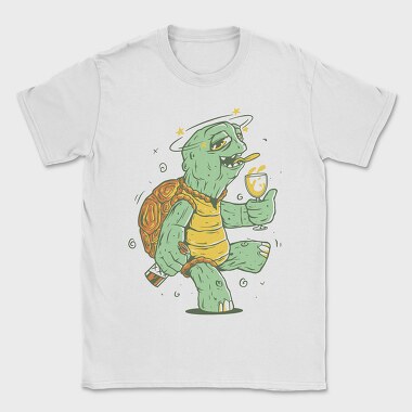 Drunk Turtle, Tricou Barbati (Unisex)