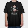 Winter Vibes Flamingo, Tricou Oversize Barbati (Unisex)