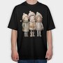 Winter Friends Club, Tricou Oversize Barbati (Unisex)