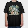 Winter Nordic Homes, Tricou Oversize Barbati (Unisex)
