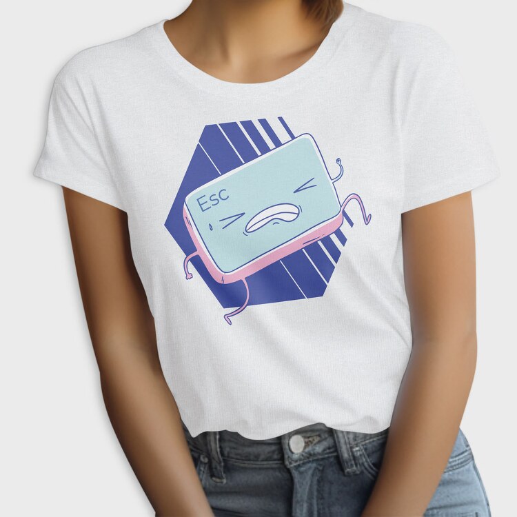 Escape Key Running Esc, Tricou Femei