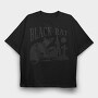 Black Rat Gothic Rodent, Tricou Oversize Barbati (Unisex)