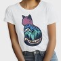 Mountain Cat Landscape, Tricou Femei