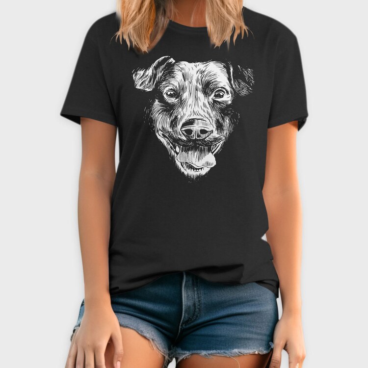 Realistic Dog, Tricou Barbati (Unisex)