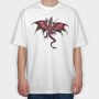 Dragon Climbing, Tricou Oversize Barbati (Unisex)