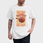 Hippie Mushroom Playing Guitar Stay Trippy, Tricou Barbati (Unisex)