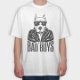 I Love Bad Boys, Tricou Oversize Barbati (Unisex)