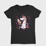 Drunk Unicorn With Beer Bachelor, Tricou Femei
