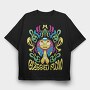 Blessed Flow Psychedelic, Tricou Oversize Barbati (Unisex)