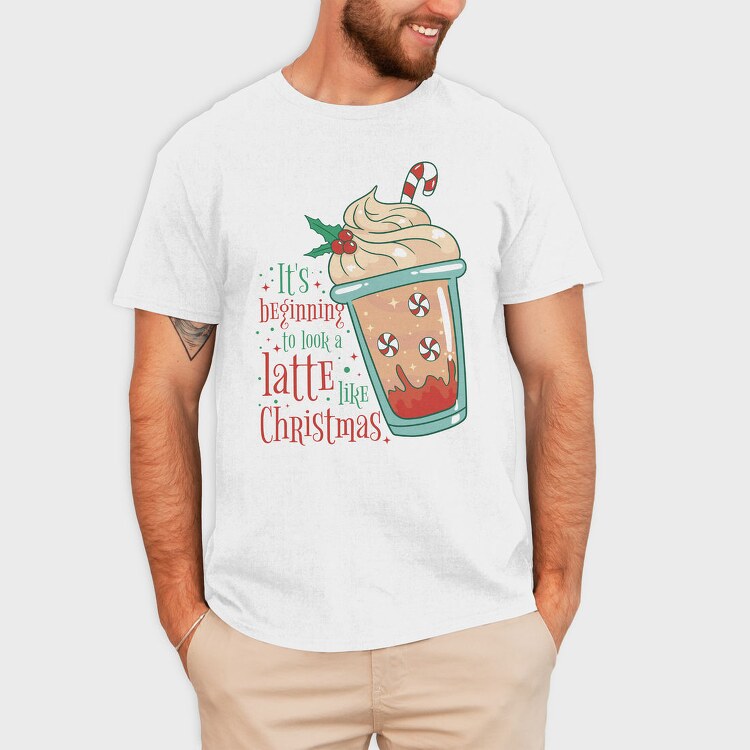 Christmas Latte, Tricou Barbati (Unisex)