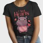 Hippo Heart Valentine, Tricou Femei