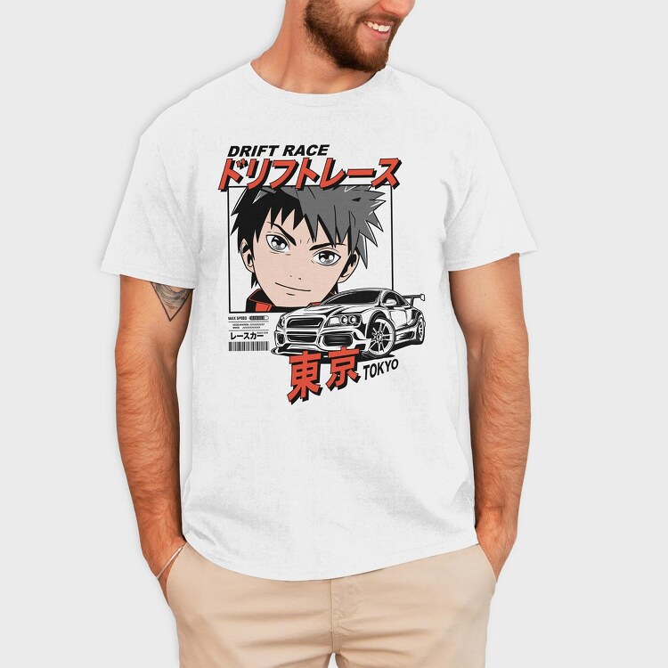 Drift Race, Tricou Barbati (Unisex)