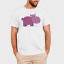 Hippo Huggable, Tricou Barbati (Unisex)