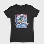 Duck Surfing Surf Vaporwave, Tricou Femei