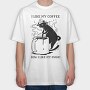 I Like My Coffee How I Like My Magic, Tricou Oversize Barbati (Unisex)