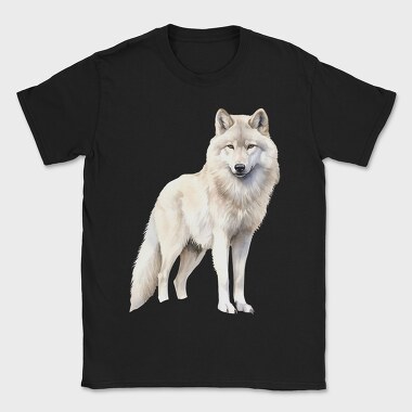 Wolf Standing Pose, Tricou Barbati (Unisex)
