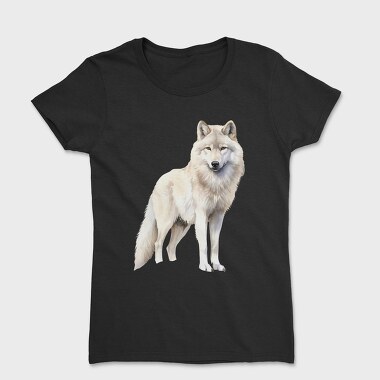 Wolf Standing Pose, Tricou Femei