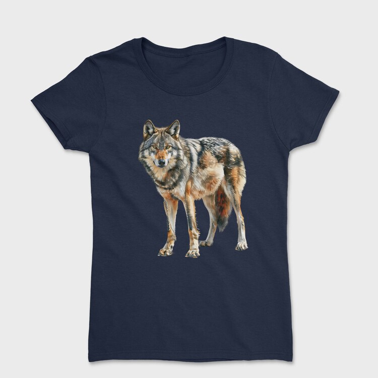 Wolf Standing Wild, Tricou Femei