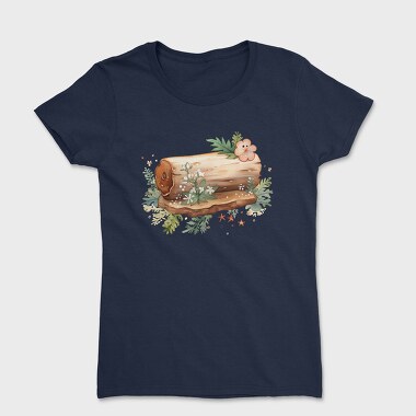 Wood Log Flowers, Tricou Femei