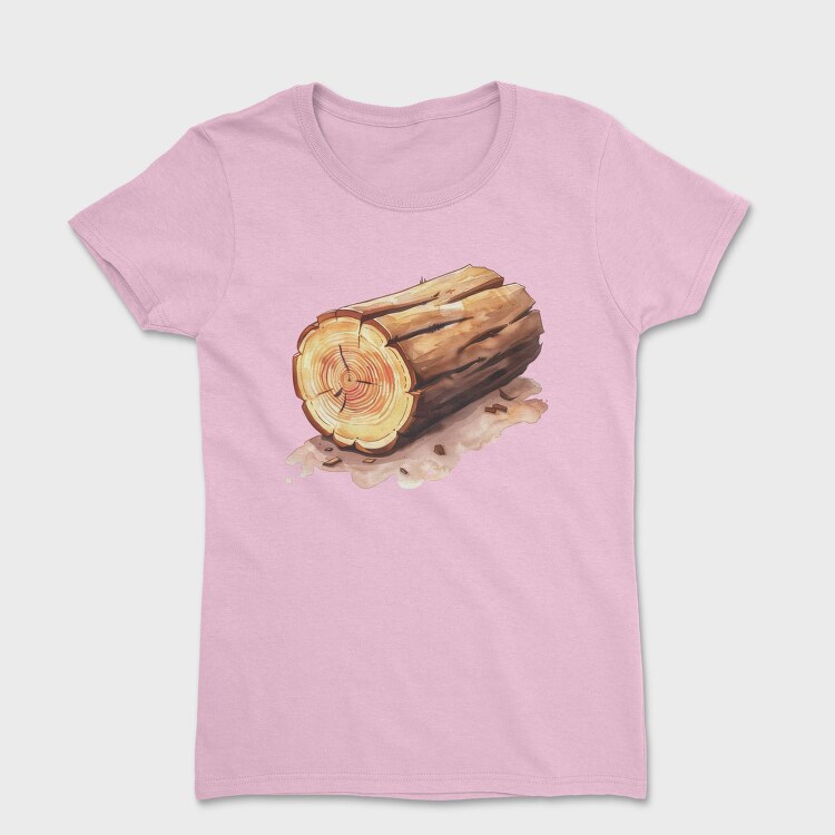 Wood Log Sawdust, Tricou Femei