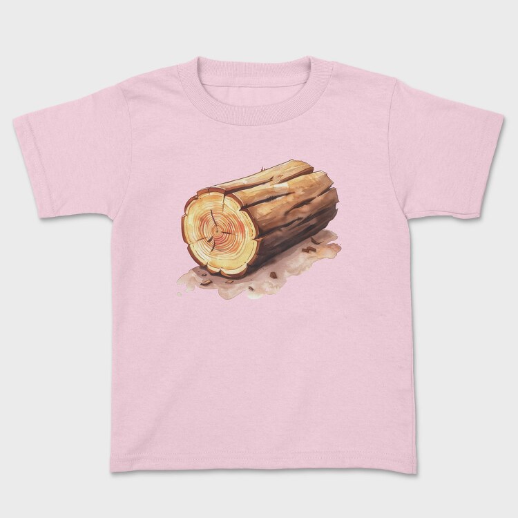 Wood Log Sawdust, Tricou Copii