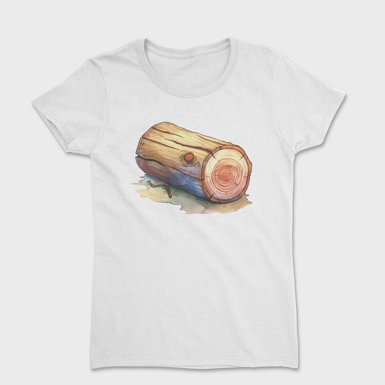 Wood Log Sliced, Tricou Femei
