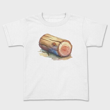 Wood Log Sliced, Tricou Copii