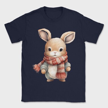 Woodland Christmas Bunny, Tricou Barbati (Unisex)