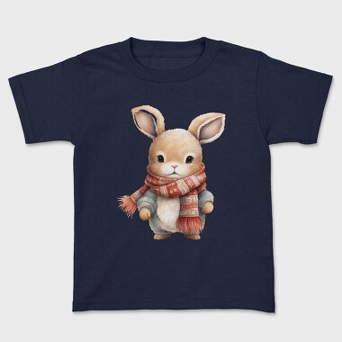 Woodland Christmas Bunny, Tricou Copii