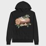 Woodland Christmas Stump, Hanorac Oversize Barbati (Unisex)