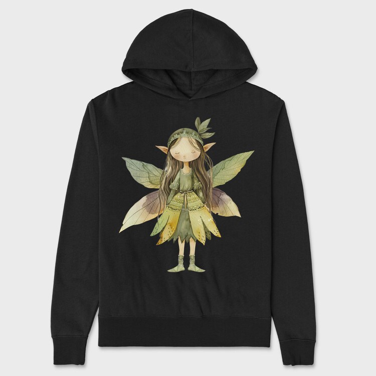 Woodland Fairy Gnome, Hanorac Oversize Barbati (Unisex)