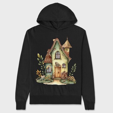 Woodland House Gnome, Hanorac Oversize Barbati (Unisex)