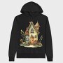 Woodland House Gnome, Hanorac Oversize Barbati (Unisex)